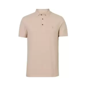 AllSaints Reform Polo Top - Pink