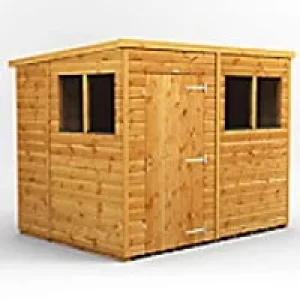 Power Garden Shed 86PP Golden Brown 8x6