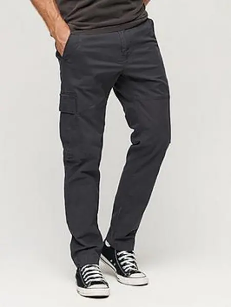 Superdry Eclispe Navy Organic Cotton Core Cargo Pants