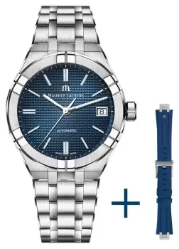 Maurice Lacroix AI6007-SS00F-430-C AIKON Automatic 39mm Blue Watch