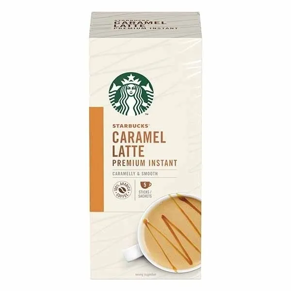 Starbucks Caramel Latte Premium Instant Coffee 5 Sticks