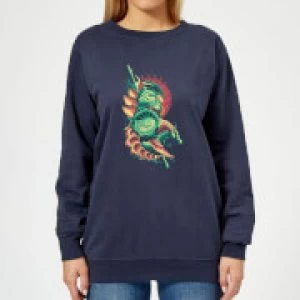 Aquaman Xebel Womens Sweatshirt - Navy - XXL