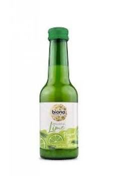 Biona Organic Lime Juice - 200ml (Case of 6)