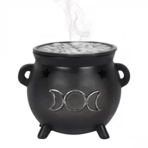 Triple Moon Incense Cone Cauldron Burner