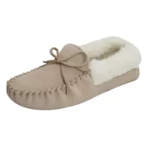 Eastern Counties Leather Womens/Ladies Soft Sole Sheepskin Moccasins (3 UK) (Camel)