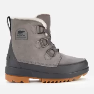 Sorel Womens Torino II Waterproof Suede Shell Boots - Quarry - UK 4