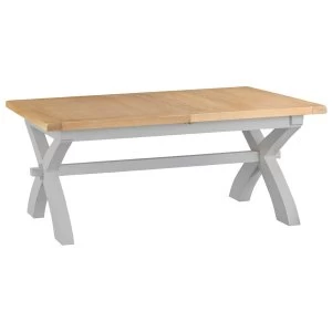 Madera 1.8m Cross Extending Table - Grey