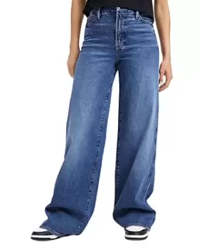 Good American Good Skate High Rise Baggy Jeans in I258