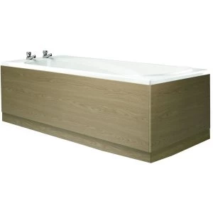 Wickes Bath End Panels - Light Oak Effect 700mm