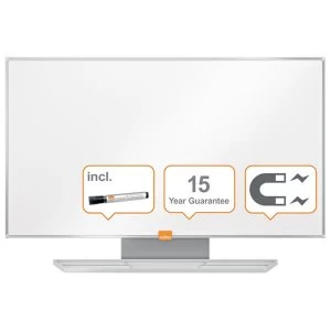 Nobo Widescreen Nano Clean 40" Whiteboard with Magnetic Steel Surface and Aluminium Frame