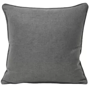 Atlantic Twill Woven Cushion Grey / 55 x 55cm / Cover Only