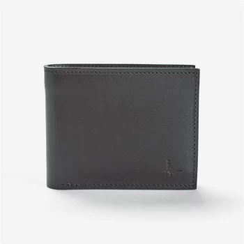 Jack Wills Harrogate Leather Wallet - Black