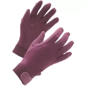 Shires Unisex Adult Newbury Gloves (S) (Purple) - Purple