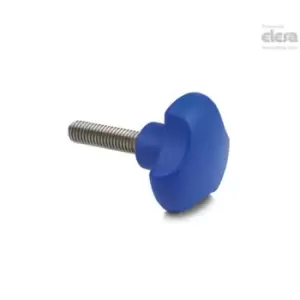 ELESA Solid knob-VTT.50-SST-p-M10x30-VD