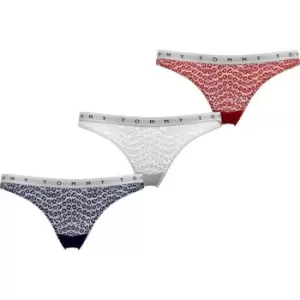 Tommy Bodywear 3 Pack Thongs - Multi