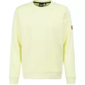 Barbour International Racer Badge Crew Neck Sweatshirt - Yellow