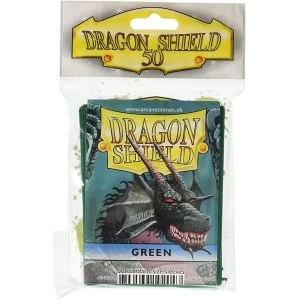 Dragon Shield Standard Green Card Sleeves - 50 Sleeves