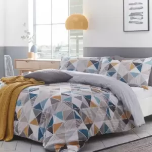 Furn. Harlequin King Duvet Cover Set Cotton Polyester Multi