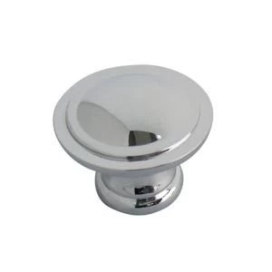 BQ Chrome Effect Round Internal Knob Furniture Knob