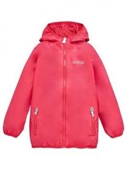 Regatta Girls Lever Ii Waterproof Jacket - Pink