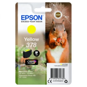 Epson Squirrel 378 Yellow Ink Cartridge