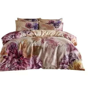 Paoletti Saffa Floral Duvet Cover Set (Superking) (Multicoloured)