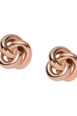 Fossil Jewellery Knot Stud Earrings JEWEL JF01364791