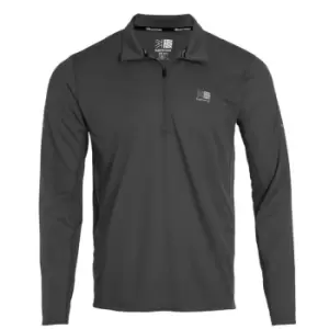 Karrimor Long Sleeve Zip Top Mens - Grey