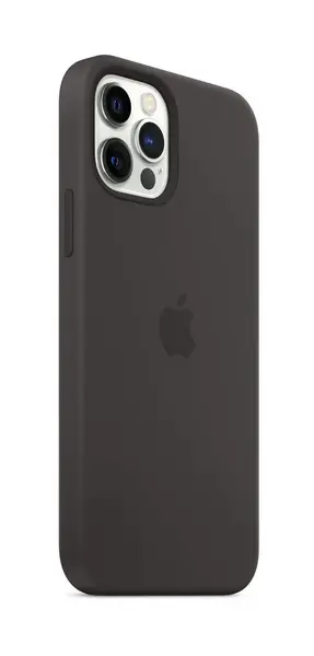 Apple Silicone Case with MagSafe for iPhone 12/12 Pro - Black