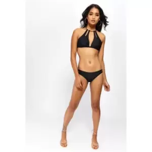 I Saw It First Necklace Bikini Bottom - Black