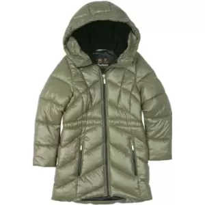 Barbour International Girls Salta Quilted Jacket - Green