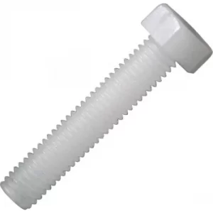 Toolcraft Hexagonal Screw DIN 933 Polyamide M3 x 16mm Pack Of 10