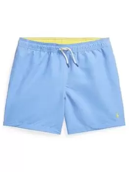 Ralph Lauren Boys Traveller Swim Shorts - Harbor Island Blue Size Age: 16 Years=Xl