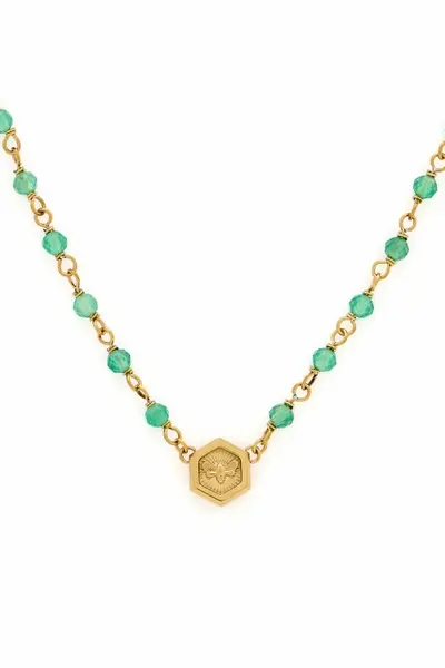 Olivia Burton Jewellery Ladies Olivia Burton Beaded Charm Necklace 24100172