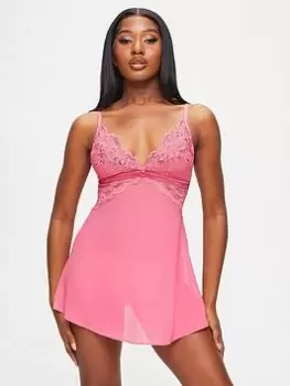 Ann Summers Nightwear & Loungewear Icon Chemise - Bright Pink, Bright Pink, Size XL, Women