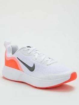 Nike Wearallday - White/Red , White/Red, Size 6, Women