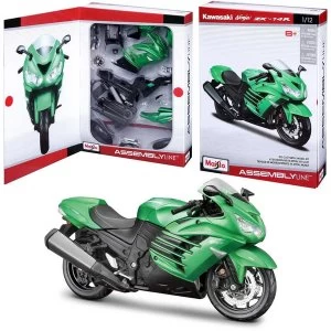 1:12 Kawasaki Ninja ZX-14R Motorbike Model Kit