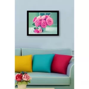 SC0698 Multicolor Decorative Framed MDF Painting