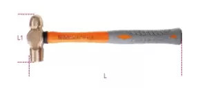 Beta Tools 1377 BA340PL 340g Spark-Proof Ball Pein Round Head Hammer 013770884