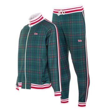 Lonsdale Gentlemen Tracksuit Mens - Green Check