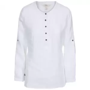 Trespass Womens Messina Casual Cotton Blouse (S) (White)