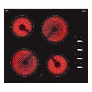 CDA HC6211FR 4 Zone Ceramic Hob