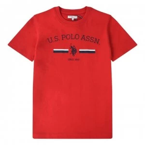 US Polo Assn USPA Sport T Shirt - Tango Red