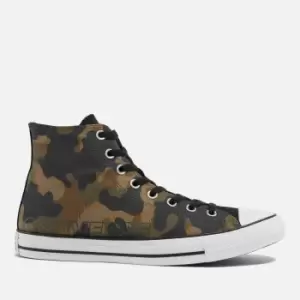 Converse Mens Chuck Taylor All Star Desert Camo Hi-Top Trainers - Utility/Black/Sandal Wood - UK 11