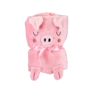 Sass & Belle Oink the Piglet Baby Blanket