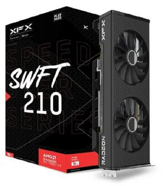 XFX Speedster SWFT210 Radeon RX 7800XT CORE Gaming Graphics Card RX-78TSWFTF