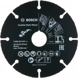 Bosch Professional Universal Carbide Multi Cutting Disc 115mm