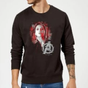 Avengers Endgame Black Widow Brushed Sweatshirt - Black - XL