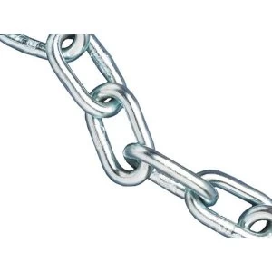 Faithfull Zinc Plated Chain 8mm x 10m Box - Max. Load 450kg