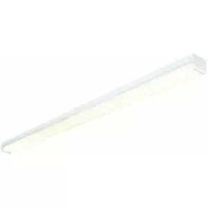 Loops - 6ft twin LED Ceiling Batten Strip Light 3HR emergnecy 90W Cool White 11500Lm